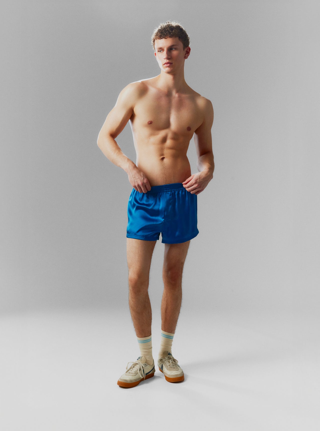 Aqua Silk Boxer